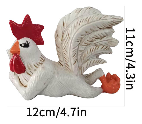 Decoraciones De Fiesta Blancas Con Diseño De Gallo En Forma