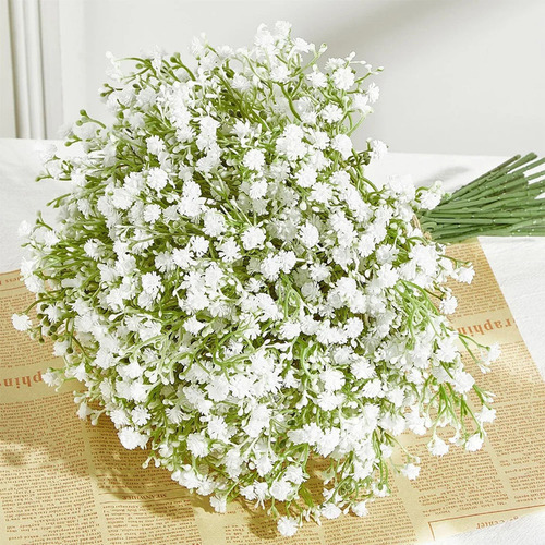 30pcs Flores Artificiales De Gypsophila, Fiesta De Bodas.