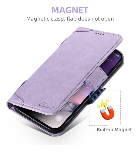 Capa De Couro Protetora Para Iphone16pro Flip Phone Case