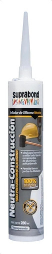 Sellador Silicona Suprabond Neutra Construcción 280ml