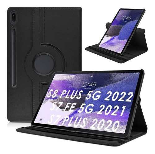 Case Flip Cover Para Galaxy Tab S8 Plus X800 X806 Protector