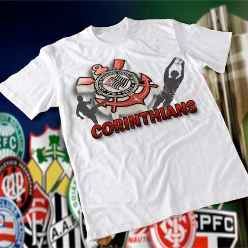 Estampas Camisetas Times Futebol Brasileirão Mockups Corel