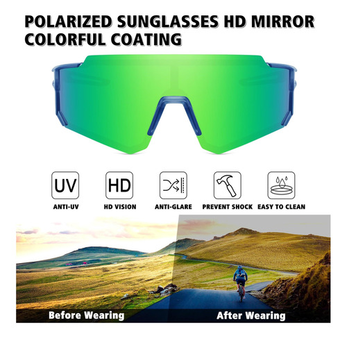 Storycoast Gafas De Sol Deportivas Polarizadas Para Hombres