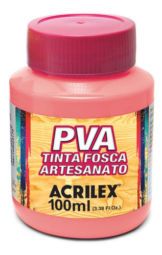 Tinta Pva Fosca 100ml Rosa Chá 567 Acrilex