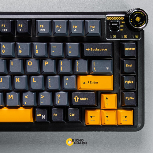 Teclado Mecánico Aula Au75 75% Usb-c/bluetooth/2.4ghz Rgb