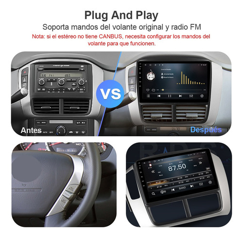 Na1. Estéreo Carplay 2+32gb Para Honda Pilot 2006-2008 Gps