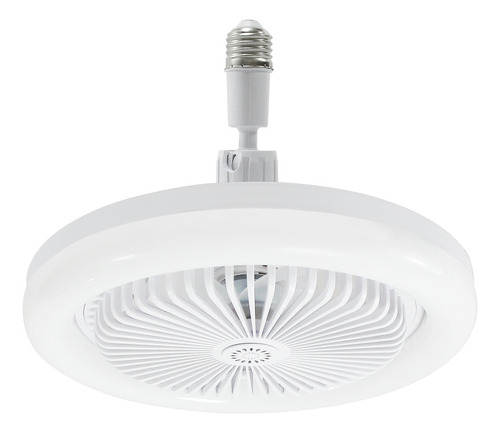 Ventilador De Techo Con Luz Led E27 Jwj Cantidad de aspas 5 Estructura Blanco Aspas Blanco Diámetro 26 cm Material de las aspas Policarbonato