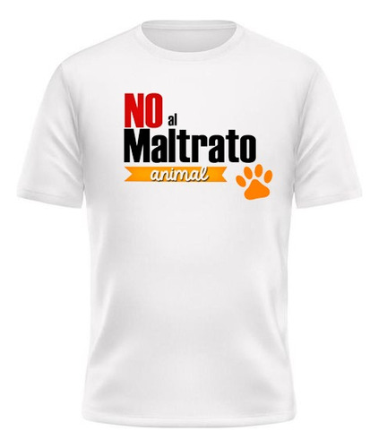 Remeras Sublimadas No Al Maltrato Animal  Varios Modelos 