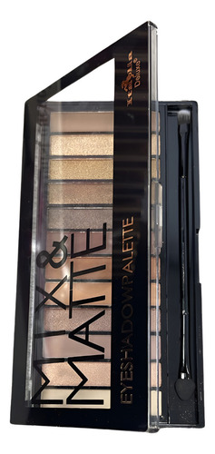 Paleta De Sombras Mix&matte Italia Deluxe 12 Colores Color Neutral