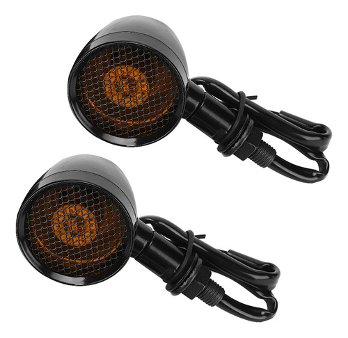 Intermitente Led De Rejilla Tipo Bala Retro Universal Para M