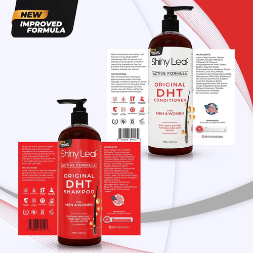Dht Blocker Champú Y Acondicionador Para Pérdida De Cabel.