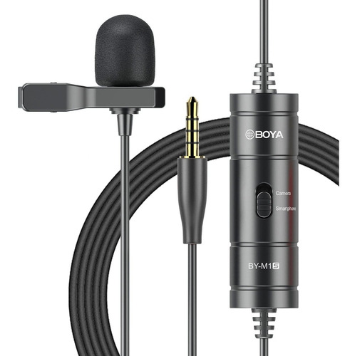 Imagen 1 de 7 de Microfono Corbatero Para Celulares Camaras Pc Boya By-m1s