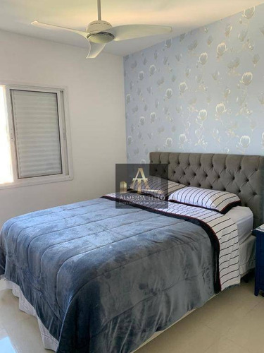 Alphaville Empresarial. Apartamento Mobiliado Com Sala Estendida. E Vista Para O Alpha Plus. - Ap2556