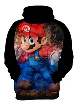 Comprar Blusa De Frio Moletom Super Mario Bros Video Games Jogos 09
