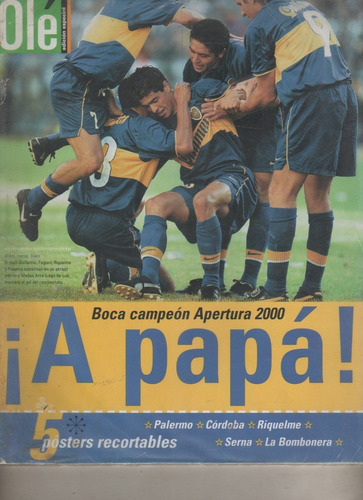 Revista Ole * Boca Campeon Apertura -  Año 2000