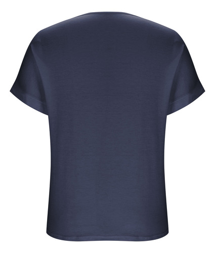 Top De Cuello Redondo Top De Manga Larga Con Cuello Redondo