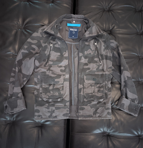 Campera Chaqueta Camuflada Rever Pass Hombre Talle Xs