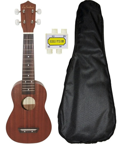 La Sevillana Svuke200 Ukulele Ukelele Soprano Funda Afinador Color Natural