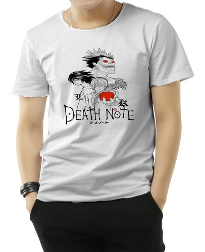 Camisa Anime Death Note Light Ryu Yagami Lawliet L