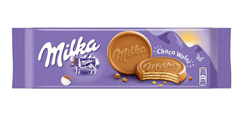 Milka Chocowafer Biscoito Coberto Chocolate Leite 150g