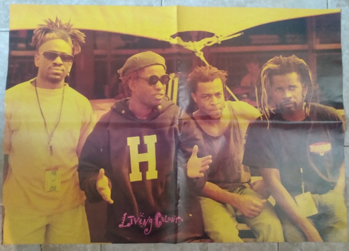 Poster Doble Faz Living Colour O Rage Against The Machine