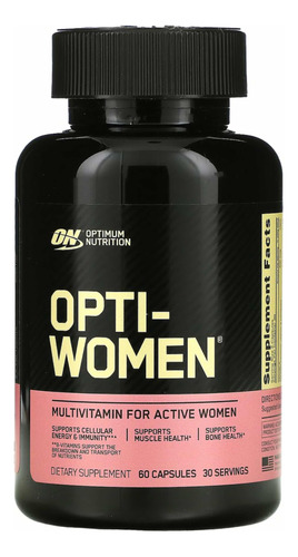 Opti-women Optimum Nutrition 60caps/30 Serv! Importado Usa
