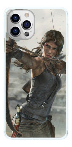 Capinha Lara Croft Tom Raider Arco E Flecha Capa Celular