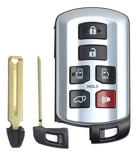 Carcasa Llave Control Proximidad Para Toyota Sienna 6 Boton