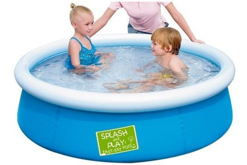 Splash & Play 5' Mi Primera Fast Set Pool, Azul.