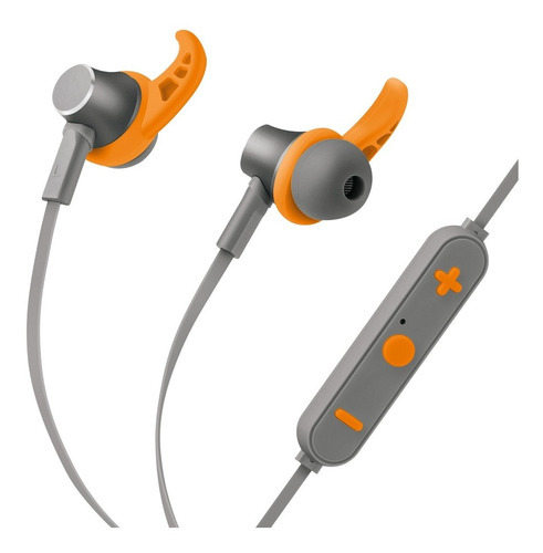 Audífonos Bluetooth Sport Sujeción De Imán Verde Aud-7005na Color Naranja