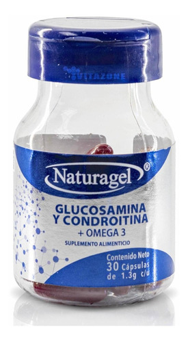 Glucosamina Condroitina Omega 3 30 Cápsulas Naturagel