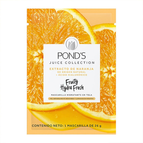 Mascarilla Facial Pond's Juice Collection Naranja 26 G Tipo de piel Mixta