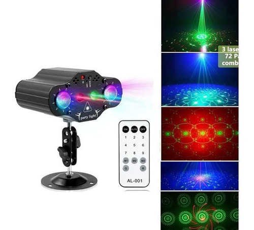 Proyector Holográfico Led Fiesta Cumpleaños Regalo Casero+na