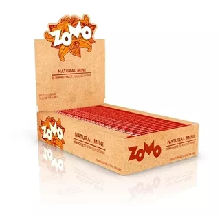 10 Caixas De Seda Zomo Natural Mini Organic Pequena C/ 25u