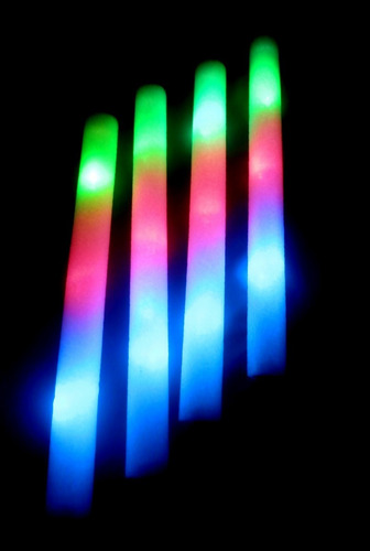 10 Rompecocos Led Tricolor Barras Luminosas Led Cotillón