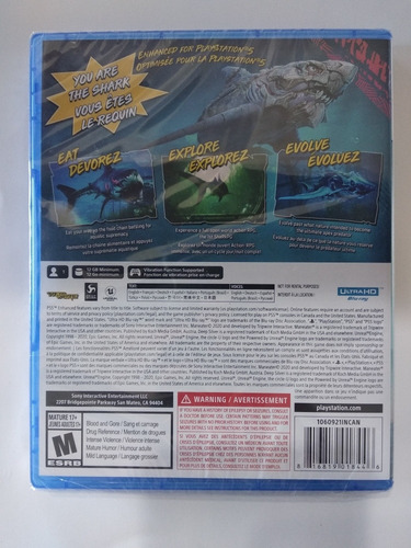 Imagen 4 de 6 de Man Eater Ps5 Juego Fisico Sellado Original Sevengamer