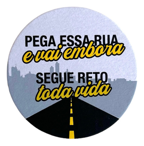 Bolacha De Chopp Bar Ø 90 Mm (kit 300 Un) Frases Brasileiros