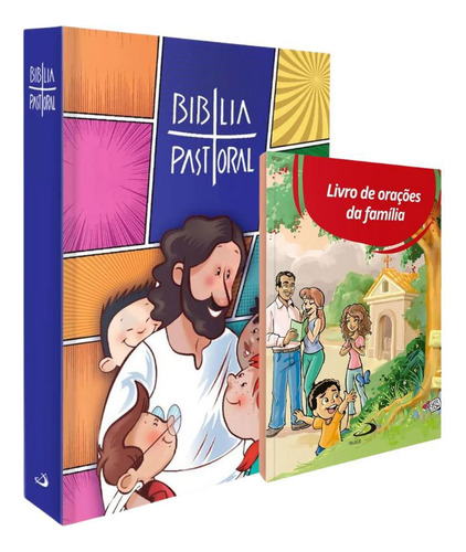 Kit Leitura Biblia Letra Padrão E Livro Orações Da Familia 