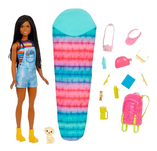 Muñeca Barbie Broolklyn Dia Campamento Hdf74 Mattel Bestoys