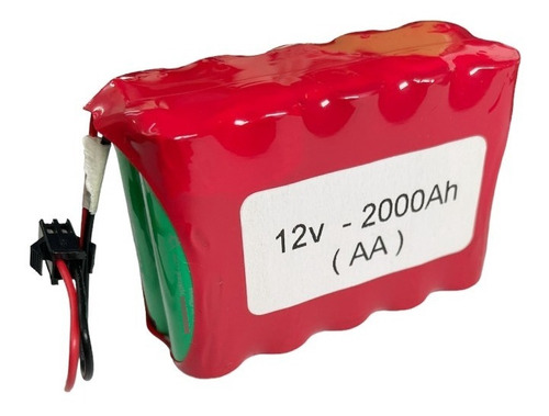 Bateria De 12v - 2000 Aa  Rc  Recargable Para Carrito 