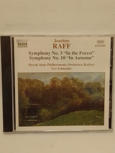 Joachim Raff Symphony N.3 Y N.10 Cd Nuevo  