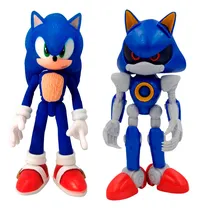 Comprar Sonic The Hedgehog Set Figuras Sonic Y Metal Sonic Con Luz