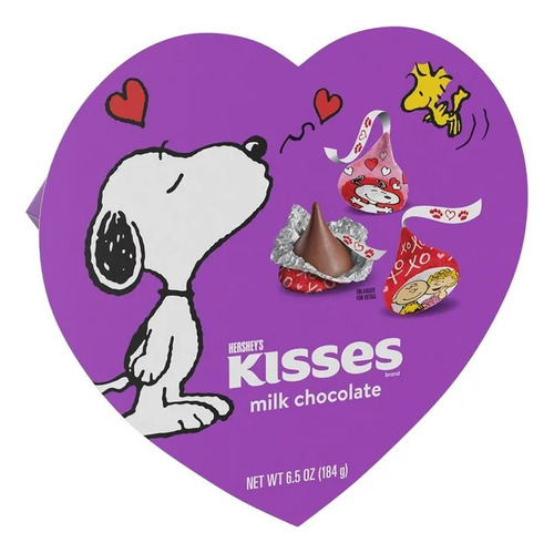 Kisses Snoopy Caja Tematica Edicion San Valentin 184g Americ