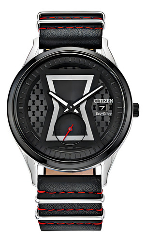Reloj Citizen Eco-drive Marvel Black Widow Bv1138-01w Mujer