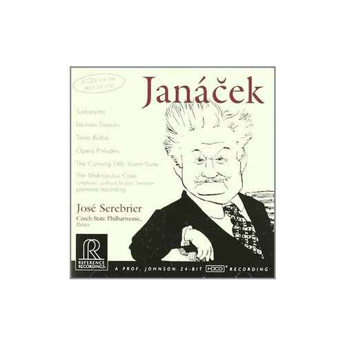 Janacek/serebrier/czech State Phil Orch Orchestral Works Cd 