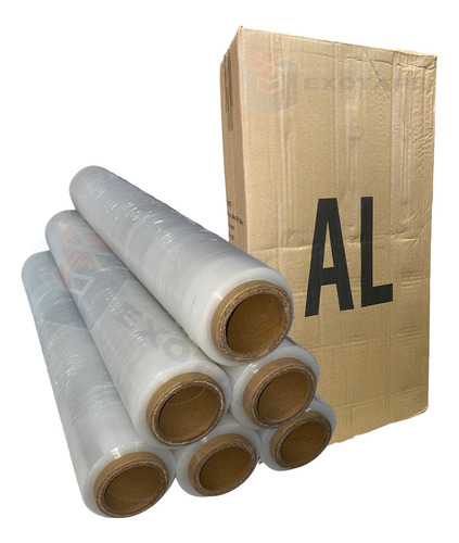 Film Stretch Transparente Caja 6 Unid 360m 20 Micras