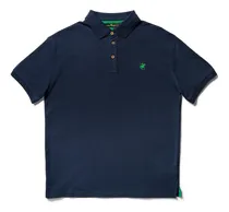 Comprar Playera  Polo Club Tipo Polo Casual Azul Marino 3650707