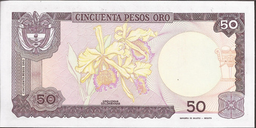 Filatelix - Fn. 98 - Colombia - P. 425 B - $ 50 1986 - Unc