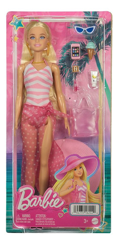 Barbie - Fashion Dia De Playa - Con Accesorios - Mattel - 