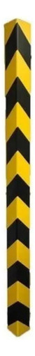 Esquinero Cebrado Negro Y Amarillo Para Señalización 90x5 Centimetros Fabricado En Pvc Protección De Columnas Y Esquinas Ideal Para Estacionamientos Garaje Escaleras Disminuye Golpes Y Ralladuras